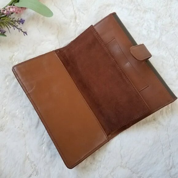 Dior Long Wallet checkbook Tan/ Green inc. COA - Picture 8 of 13